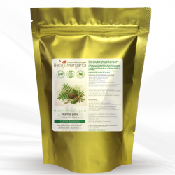 Polvo de Neem Ayurvédico Orgánico para acné y caspa - Bella Margarita